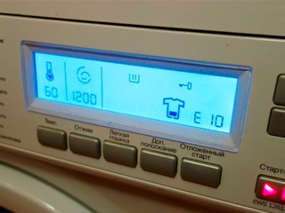 Ошибка E10 в стиральной машине Electrolux. Исправляем поломку